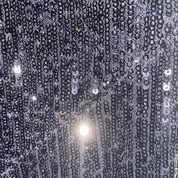 Retroféte; Size S; Authentic Black Sequin Designer Dress! - Picture 12 of 13